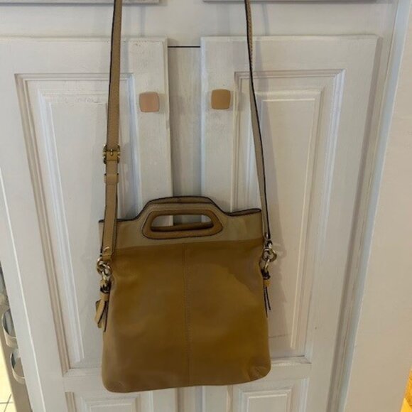 Coach Vintage Bonnie Cashin Beige Fold Over Crossbody Shoulder Bag M0826-13388 - Picture 1 of 5